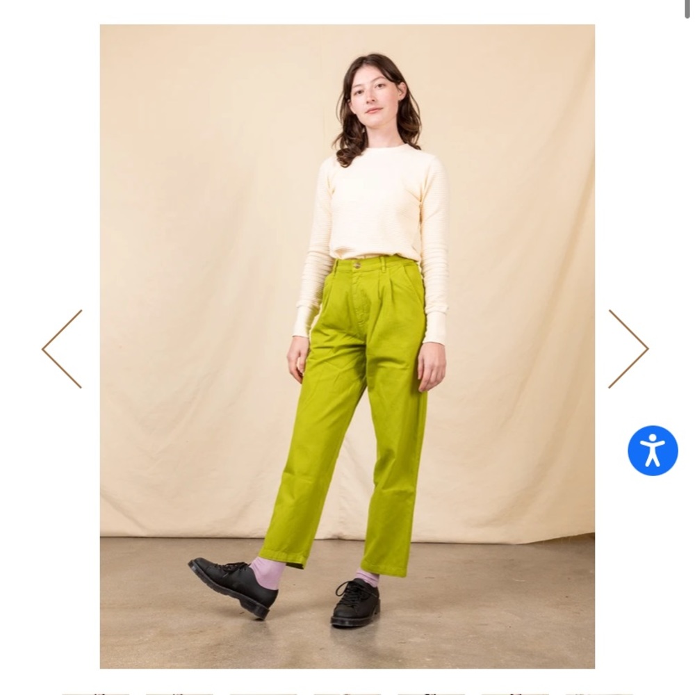 XS Big Bud Press trousers - gross green